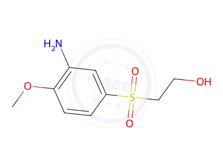 Chemical structure of Ethanol, 2-((3-amino-4-methoxyphenyl)sulfonyl)-