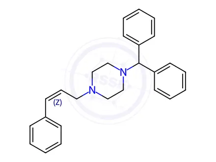 Chemical structure of Cinnarizine EP Impurity B