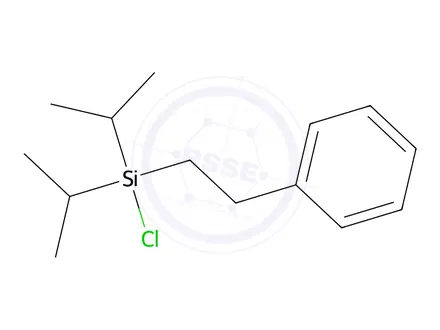 Chemical structure of PHENETHYLDIISOPROPYLCHLOROSILANE