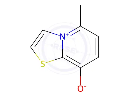 Chemical structure of 5-Methylthiazolo[3,2-a]pyridinium-8-olate