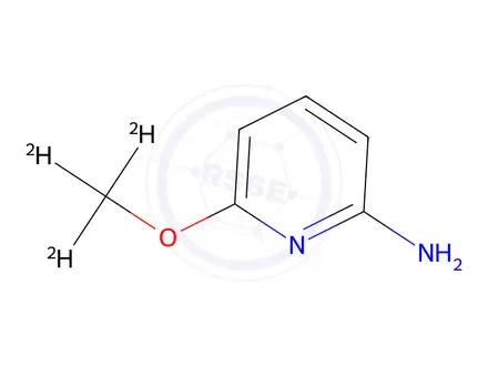 Chemical structure of 6-(methoxy-d3)pyridin-2-amine