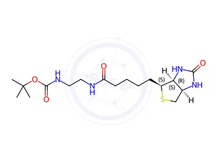 Chemical structure of N-Boc-Biotinylethylenediamine