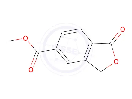 Chemical structure of Methyl 1-oxo-1,3-dihydroisobenzofuran-5-carboxylate