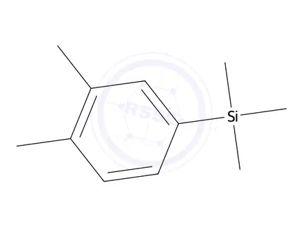 Chemical structure of 1-(TRIMETHYLSILYL)-3,4-DIMETHYLBENZENE