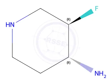 Chemical structure of rel-(3R,4R)-3-Fluoropiperidin-4-amine