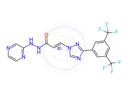 Chemical structure of Selinexor Impurity 2