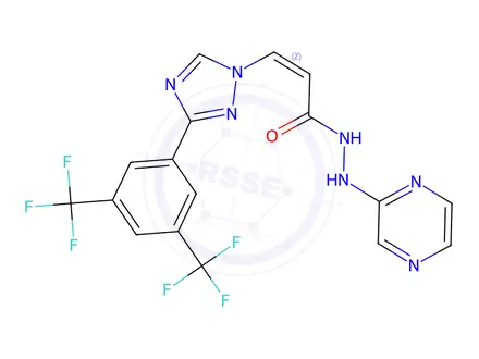 Chemical structure of Selinexor