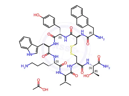 Chemical structure of Lanreotide Impurity 43