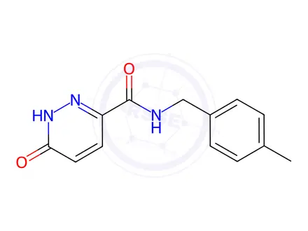 Chemical structure of n-(4-Methylbenzyl)-6-oxo-1,6-dihydropyridazine-3-carboxamide