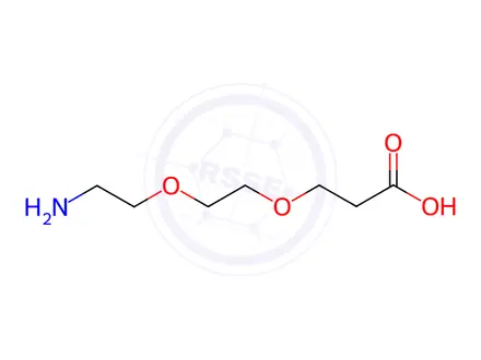 Chemical structure of 3-(2-(2-Aminoethoxy)ethoxy)propanoic acid