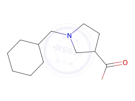 Chemical structure of 1-(Cyclohexylmethyl)pyrrolidine-3-carboxylic Acid