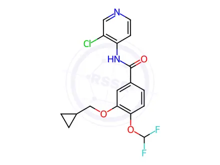 Chemical structure of 5-Dechloro RofluMilast