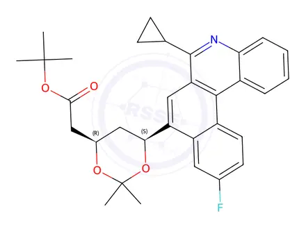 Chemical structure of Pitavastatin Impurity 65