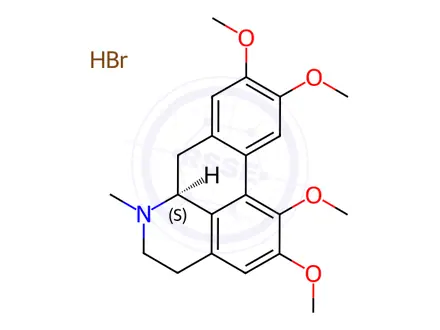 Chemical structure of Glaucine HBr