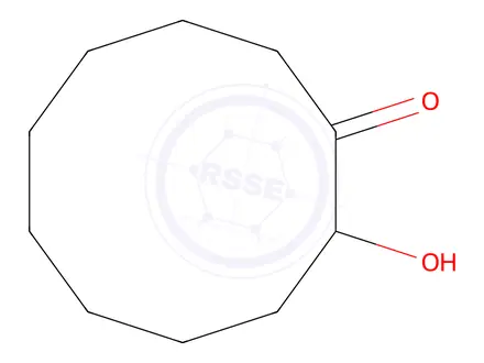 Chemical structure of 2-Hydroxycyclodecan-1-one