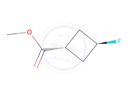 Chemical structure of trans-Methyl 3-fluorocyclobutanecarboxylate