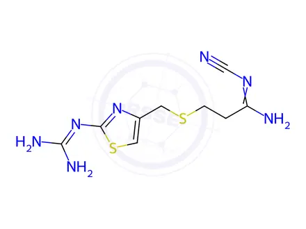 Chemical structure of N-Desaminosulfonyl-N-cyano Famotidine