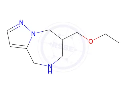 Chemical structure of 7-(Ethoxymethyl)-5,6,7,8-tetrahydro-4H-pyrazolo[1,5-a][1,4]diazepine