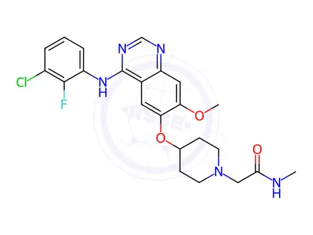 Chemical structure of Sapitinib