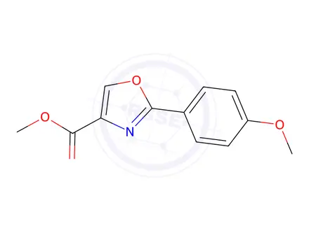 Chemical structure of Methyl 2-(4-methoxyphenyl)oxazole-4-carboxylate