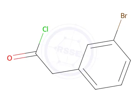 Chemical structure of 3-Bromophenylacetyl Chloride