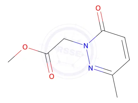 Chemical structure of methyl 2-(3-methyl-6-oxo-1,6-dihydropyridazin-1-yl)acetate