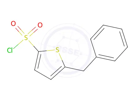 Chemical structure of 5-Benzylthiophene-2-sulfonyl chloride