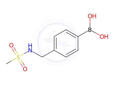 Chemical structure of (4-Methanesulfonylaminomethyl)phenylboronic acid