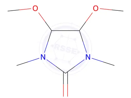Chemical structure of 4,5-dimethoxy-1,3-dimethylimidazolidin-2-one