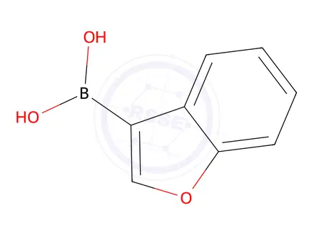 Chemical structure of B-3-Benzofuranylboronic acid