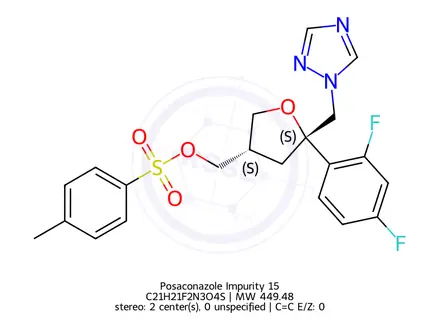 Chemical structure of Posaconazole Impurity 469