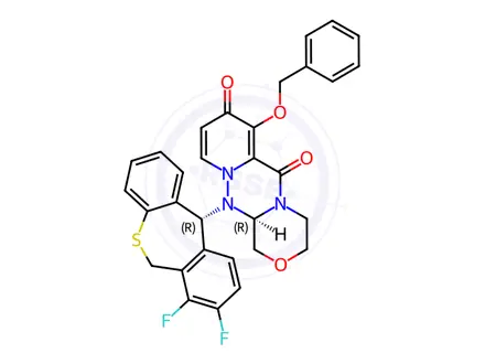 Chemical structure of Baloxavir Marboxil Impurity 18