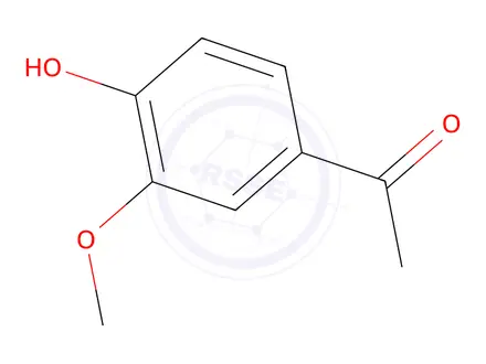 Chemical structure of Acetovanillone
