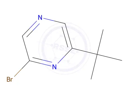 Chemical structure of 2-Bromo-6-tert-butyl-pyrazine