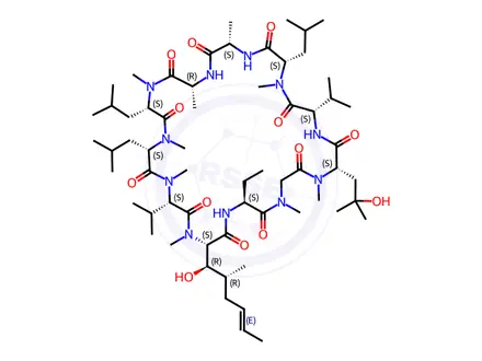 Chemical structure of Cyclosporin Impurity 19