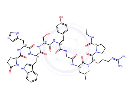 Chemical structure of Fertirelin