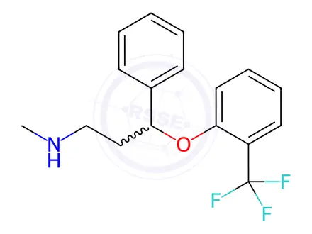 Chemical structure of Fluoxetine Impurity 1