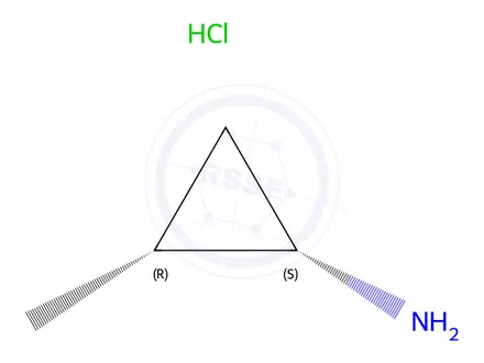 Chemical structure of cis-2-methylcyclopropanamine;hydrochloride