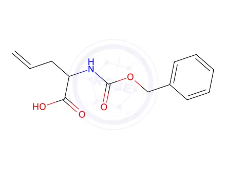 Chemical structure of 2-{[(benzyloxy)carbonyl]amino}pent-4-enoic acid