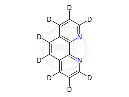 Chemical structure of 1,10-Phenanthroline D8