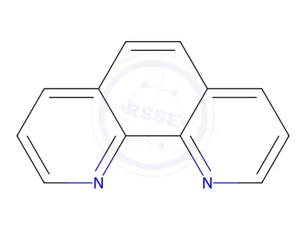 Chemical structure of Diacetato(1,10-phenanthroline)palladium(II)