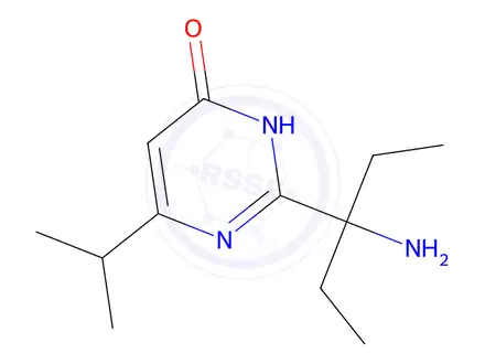 Chemical structure of 2-(3-Aminopentan-3-yl)-6-isopropylpyrimidin-4(3h)-one