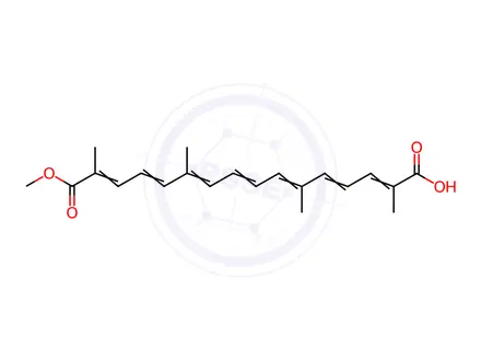 Chemical structure of β-Crocetin