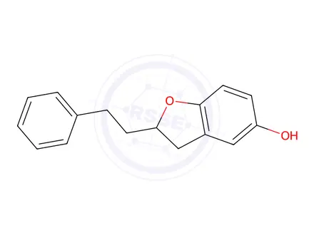 Chemical structure of 2-Phenethyl-2,3-dihydrobenzofuran-5-ol