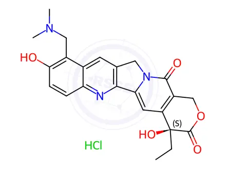 Chemical structure of Topotecan hydrochloride