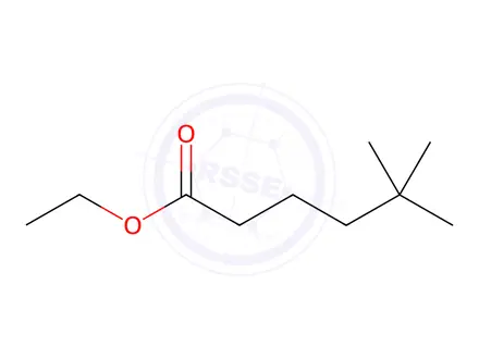 Chemical structure of ethyl 5,5-dimethylhexanoate