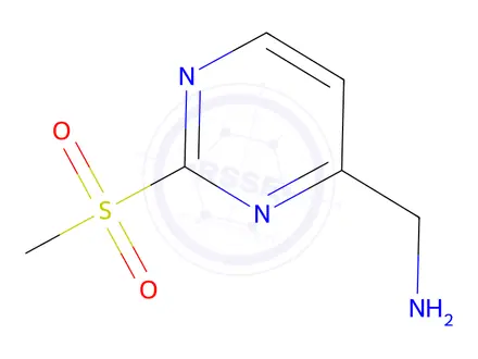 Chemical structure of (2-(Methylsulfonyl)pyrimidin-4-yl)methanamine