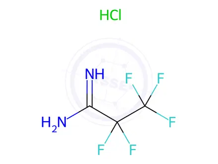 Chemical structure of 2,2,3,3,3-Pentafluoro-propionamidine HCl