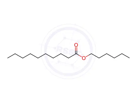 Chemical structure of Hexyl decanoate