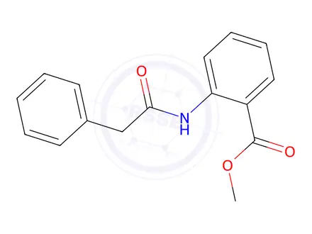 Chemical structure of Methyl 2-(2-Phenylacetamido)benzoate